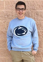 Champion Penn State Nittany Lions Mens Grey Big Logo Long Sleeve Crew Sweatshirt
