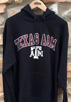 Champion Texas A&M Aggies Mens Black Arch Mascot Long Sleeve Hoodie