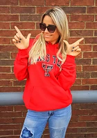 Champion Texas Tech Red Raiders Mens Arch Mascot Long Sleeve Hoodie