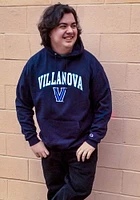 Champion Villanova Wildcats Mens Navy Blue Arch Mascot Long Sleeve Hoodie