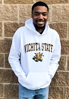 Champion Wichita State Shockers Mens Arch Mascot Long Sleeve Hoodie