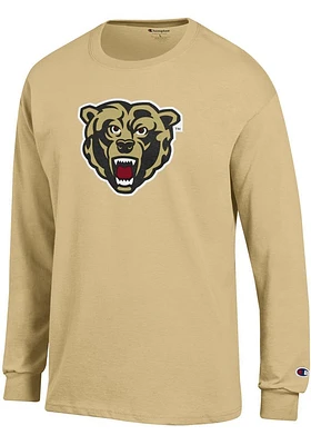 Champion Kutztown University Gold Primary Logo Long Sleeve T Shirt