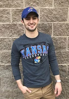 Champion Kansas Jayhawks Grey Coached Long Sleeve T Shirt