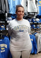 Champion Pitt Panthers Mens Arch Mascot Long Sleeve Crew Sweatshirt