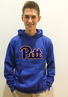 Champion Pitt Panthers Mens Blue Logo Long Sleeve Hoodie
