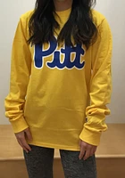 Champion Pitt Panthers Gold Primary Long Sleeve T Shirt