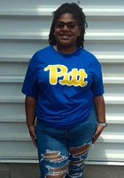 Champion Pitt Panthers Blue Primary Short Sleeve T Shirt