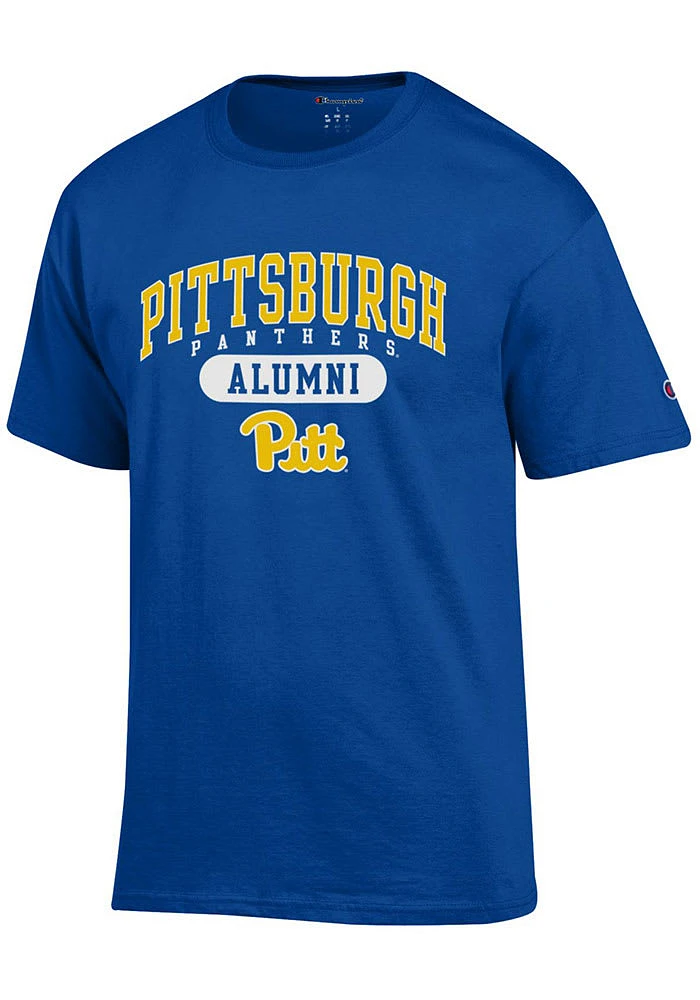 Champion Pitt Panthers Blue Alumni Pill Short Sleeve T Shirt