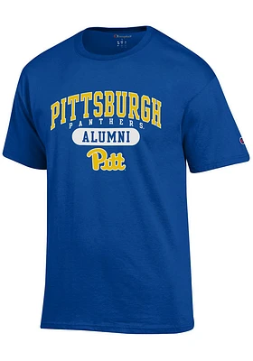 Champion Pitt Panthers Blue Alumni Pill Short Sleeve T Shirt