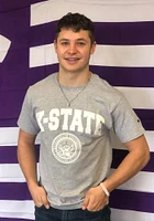 Champion K-State Wildcats Grey Wordmark Official Seal Short Sleeve T Shirt