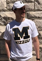 Champion Missouri Tigers White M Logo Short Sleeve T Shirt