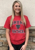 Champion Drury Panthers Red No1 Design Short Sleeve T Shirt