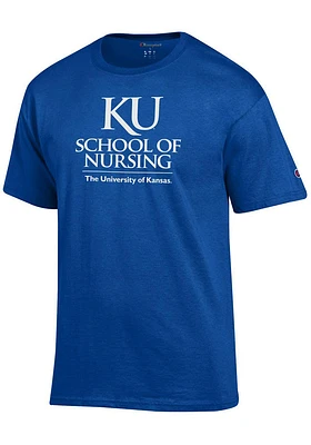 Champion Kansas Jayhawks School of Nursing Short Sleeve T Shirt