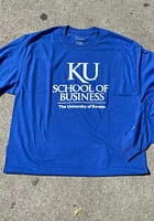 Champion Kansas Jayhawks Blue School of Business Long Sleeve T Shirt