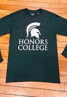 Champion Michigan State Spartans Green Honors College Long Sleeve T Shirt