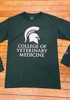 Champion Michigan State Spartans Green College of Veterinary Medicine Long Sleeve T Shirt