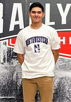 Champion Northwestern Wildcats White Arch Mascot Short Sleeve T Shirt