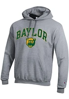 Champion Baylor Bears Mens Grey Arch Mascot Long Sleeve Hoodie