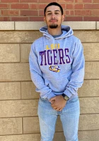 Champion LSU Tigers Mens Grey Name Drop Long Sleeve Hoodie