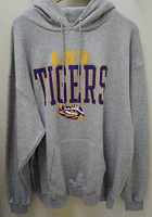 Champion LSU Tigers Mens Grey Name Drop Long Sleeve Hoodie
