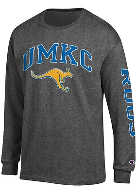 Champion UMKC Roos Charcoal Long Sleeve T Shirt