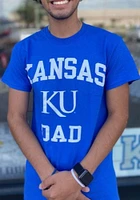 Champion Kansas Jayhawks Blue Dad Short Sleeve T Shirt