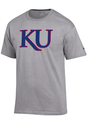 Champion Kansas Jayhawks Front/Back Short Sleeve T Shirt