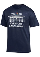 Champion Kansas Jayhawks Navy Blue Its Okay Short Sleeve T Shirt