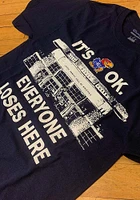 Champion Kansas Jayhawks Navy Blue Its Okay Short Sleeve T Shirt