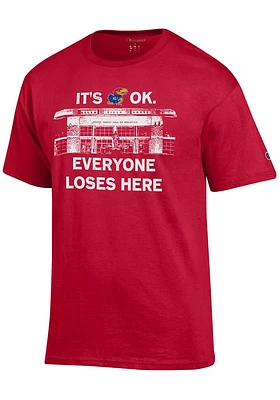 Champion Kansas Jayhawks Its Okay Short Sleeve T Shirt