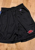 Champion Arkansas Razorbacks Mens Black Mesh Shorts