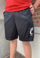 Champion Cincinnati Bearcats Mens Black Mesh Shorts