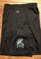Champion Michigan State Spartans Mens Black Mesh Shorts