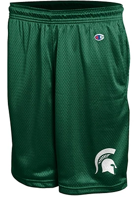 Champion Michigan State Spartans Mens Green Mesh Shorts
