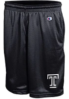 Champion Temple Owls Mens Black Mesh Shorts