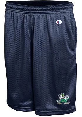 Champion Notre Dame Fighting Irish Mens Navy Blue Mesh Shorts