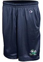 Champion Notre Dame Fighting Irish Mens Navy Blue Mesh Shorts