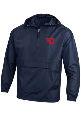 Champion Dayton Flyers Mens Navy Blue Packable Light Weight Jacket