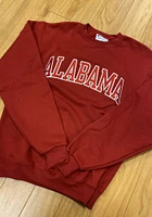 Champion Alabama Crimson Tide Mens Arch Tackle Long Sleeve Crew Sweatshirt