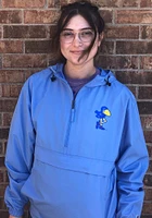 Champion Kansas Jayhawks Mens Light Blue 1912 Jayhawk Packable Weight Jacket