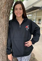 Champion Texas Tech Red Raiders Mens Black Masked Rider Logo Packable Light Weight Jacket