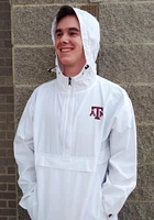 Champion Texas A&M Aggies Mens White Primary Logo Packable Light Weight Jacket