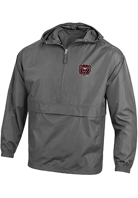 Champion Missouri State Bears Mens Graphite Primary Logo Packable Light Weight Jacket