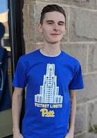 Champion Pitt Panthers Blue Victory Lights Short Sleeve T Shirt