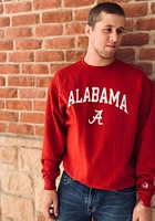Champion Alabama Crimson Tide Mens Arch Mascot Long Sleeve Crew Sweatshirt