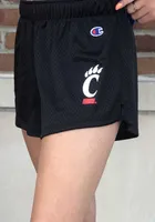 Champion Cincinnati Bearcats Womens Black Mesh Shorts