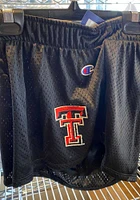 Champion Texas Tech Red Raiders Womens Black Mesh Shorts