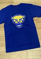 Champion Pitt Panthers Blue Panther Head Short Sleeve T Shirt