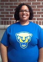 Champion Pitt Panthers Blue Panther Head Short Sleeve T Shirt