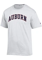 Champion Auburn Tigers White Arch Name Short Sleeve T Shirt